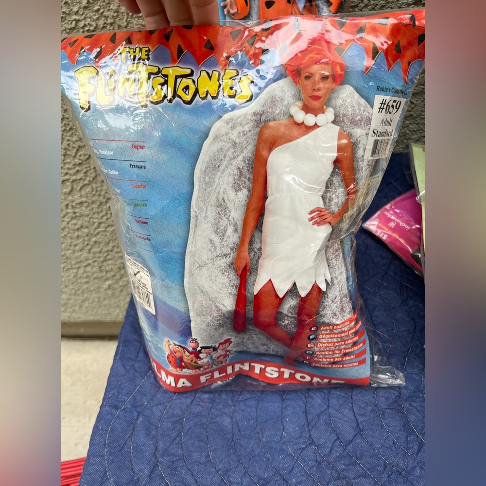 Fred and Wilma Flintstone costume